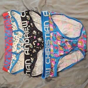 ANDREW CHRISTIAN BRIEFS Unicorn/Pride sized L